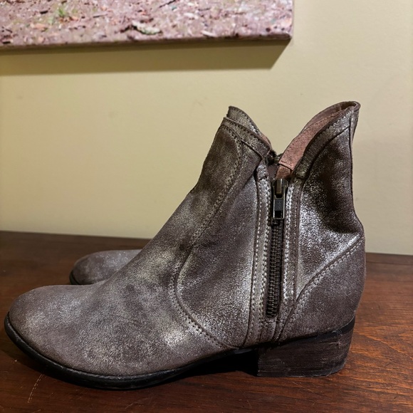 Seychelles Anthropologie Lucky Penny Leather Bootie Size 8 - Picture 3 of 9